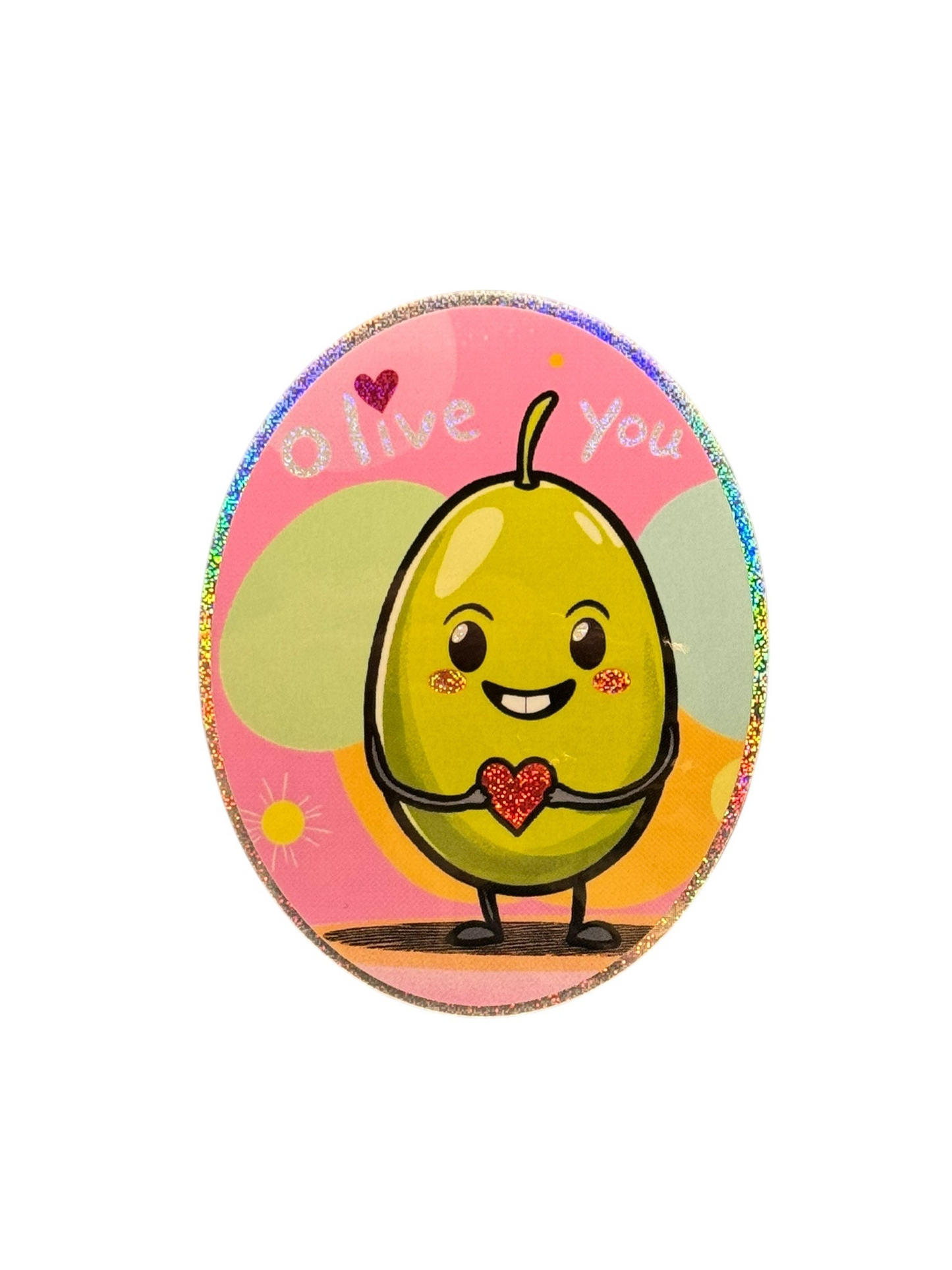 "Olive You" sticker